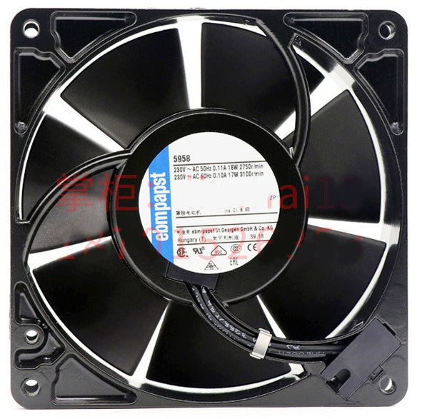 Ebmpapst 5958 230V 18/17W Cooling Fan Ebmpapst 5958 230V 18/17W Cooling Fan